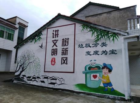 富县墙绘是现在流行的墙体广告