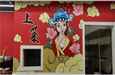 富县墙体彩绘的发展和应用